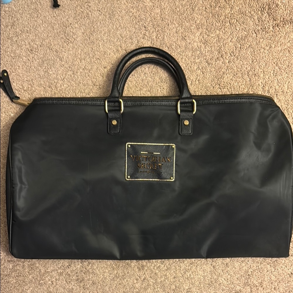 Victoria's Secret Black Travel Bag